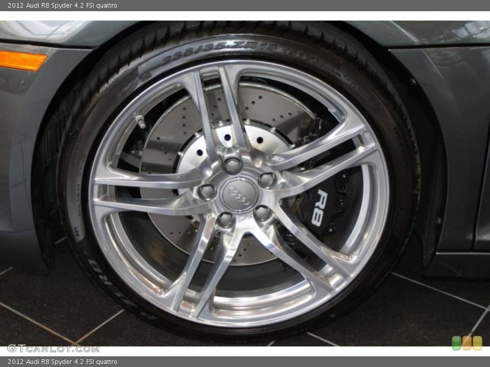 2012 Audi R8 Spyder 4.2 FSI quattro Wheel and Tire Photo #66500694