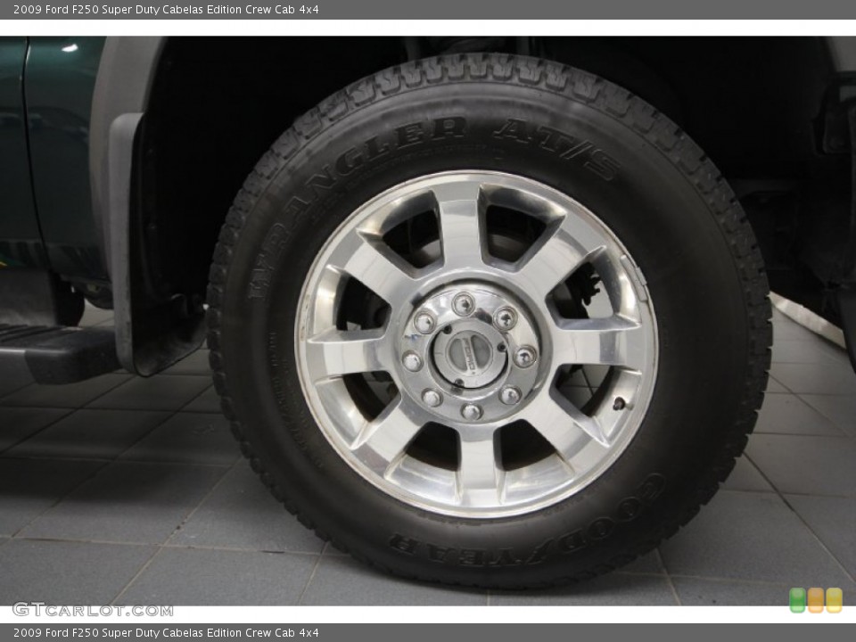 2009 Ford F250 Super Duty Cabelas Edition Crew Cab 4x4 Wheel and Tire Photo #66503664