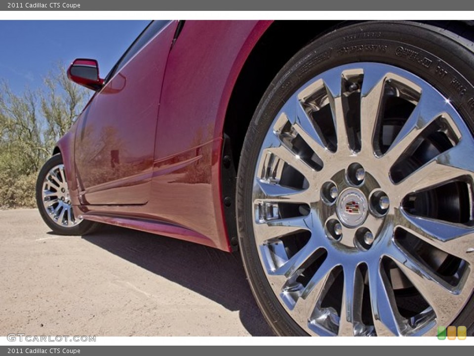 2011 Cadillac CTS Coupe Wheel and Tire Photo #66507261