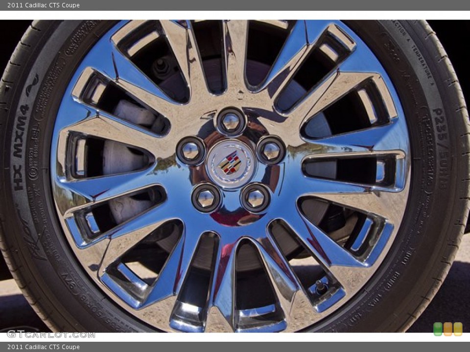 2011 Cadillac CTS Coupe Wheel and Tire Photo #66507276
