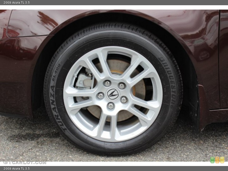 2009 Acura TL 3.5 Wheel and Tire Photo #66509496