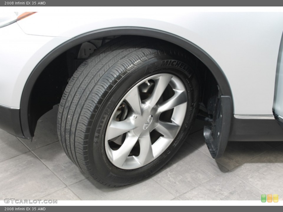 2008 Infiniti EX 35 AWD Wheel and Tire Photo #66510693