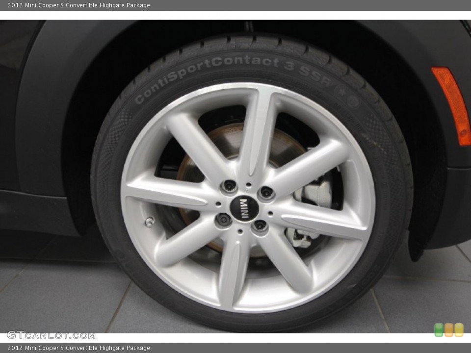 2012 Mini Cooper S Convertible Highgate Package Wheel and Tire Photo #66511205