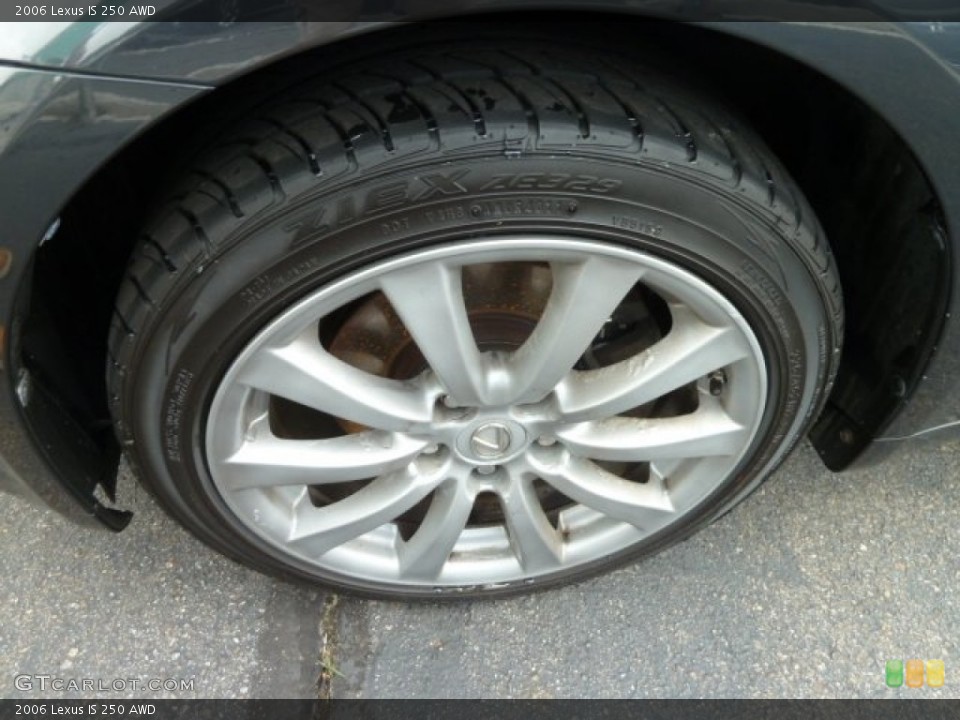 2006 Lexus IS 250 AWD Wheel and Tire Photo #66517765
