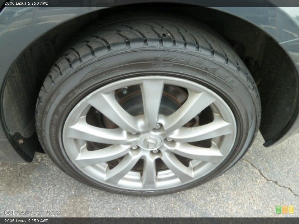 2006 Lexus IS 250 AWD Wheel and Tire Photo #66517773