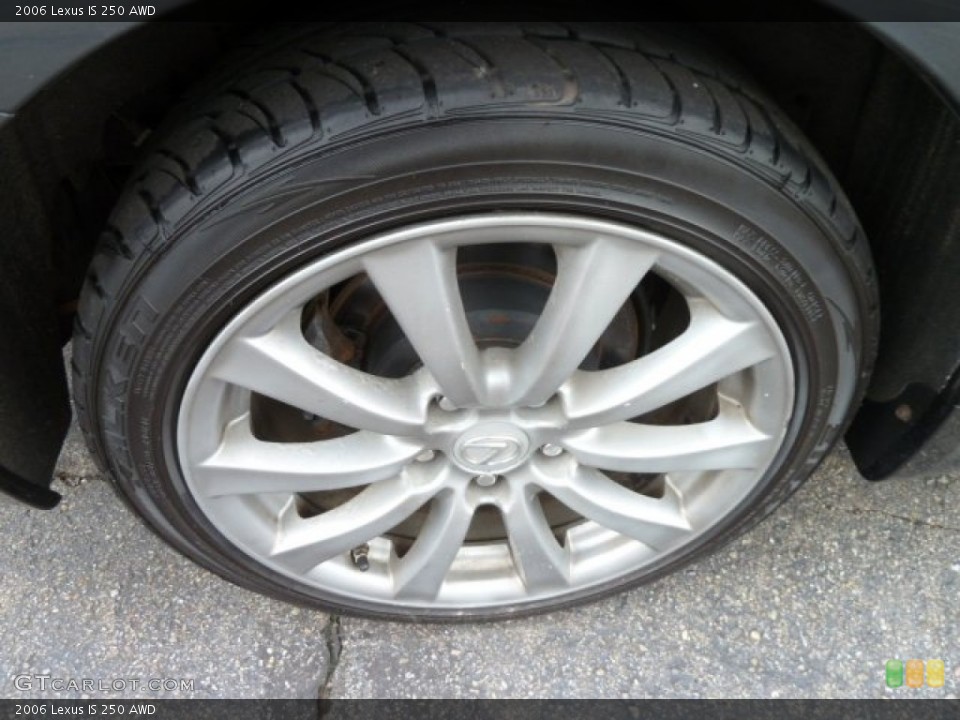 2006 Lexus IS 250 AWD Wheel and Tire Photo #66517782