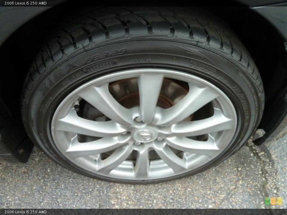 2006 Lexus IS 250 AWD Wheel and Tire Photo #66517791