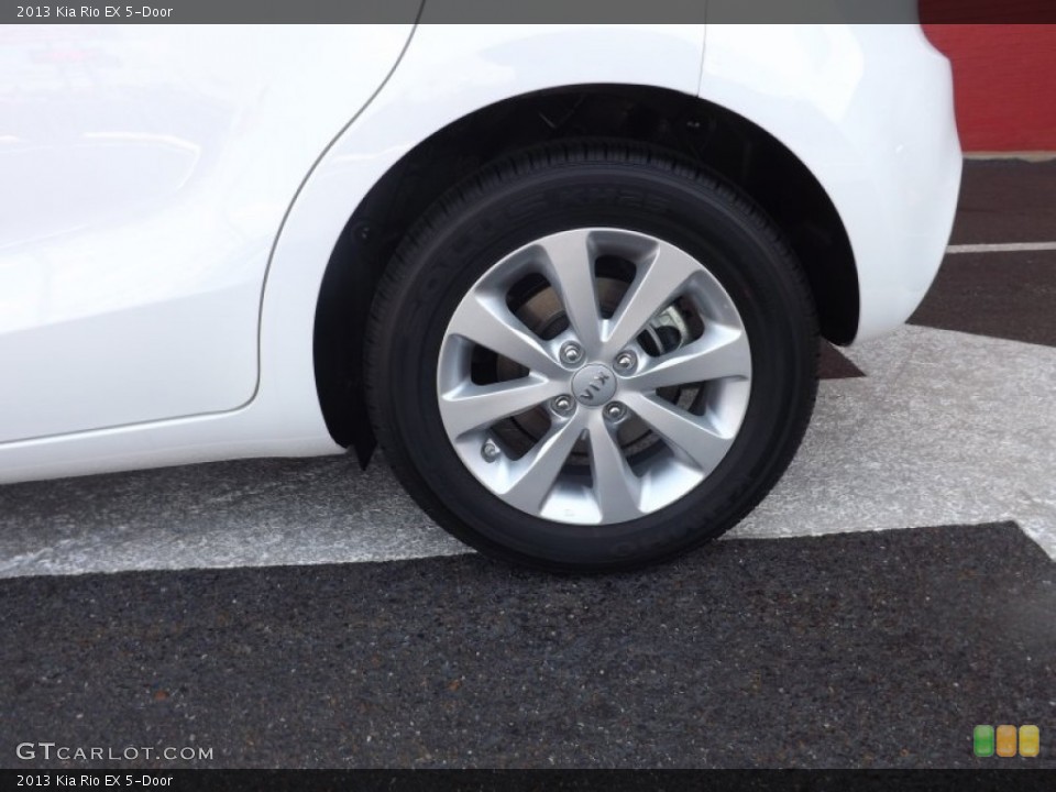 2013 Kia Rio EX 5-Door Wheel and Tire Photo #66518926