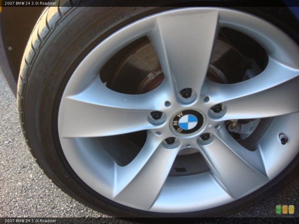 2007 BMW Z4 3.0i Roadster Wheel and Tire Photo #66519432