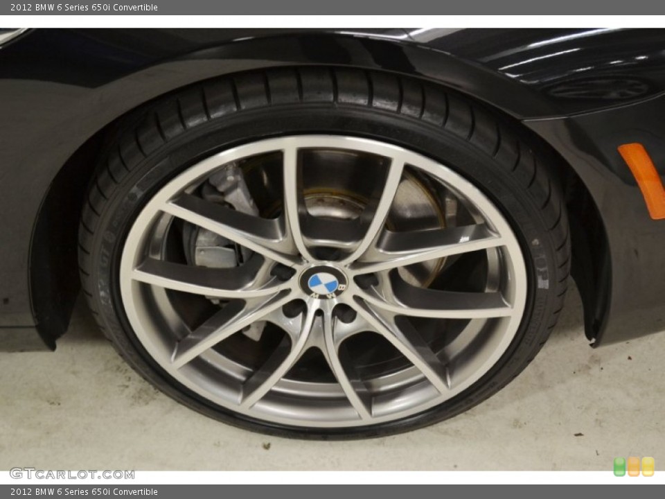 2012 BMW 6 Series 650i Convertible Wheel and Tire Photo #66525672