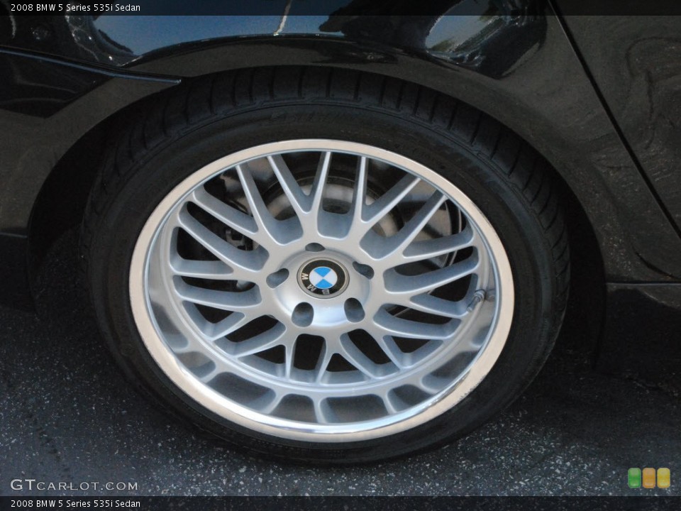 2008 BMW 5 Series 535i Sedan Wheel and Tire Photo #66526782