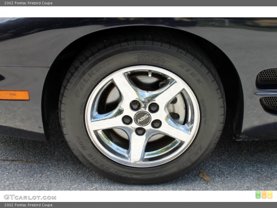 2002 Pontiac Firebird Coupe Wheel and Tire Photo #66532786