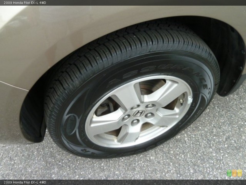 2009 Honda Pilot EX-L 4WD Wheel and Tire Photo #66538710