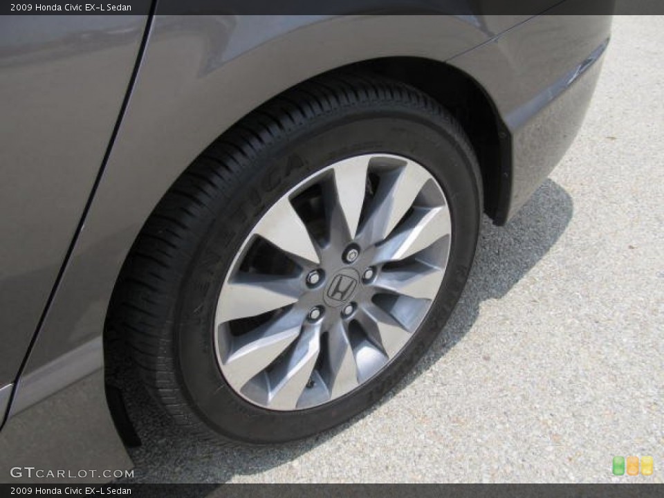 2009 Honda Civic EX-L Sedan Wheel and Tire Photo #66539382