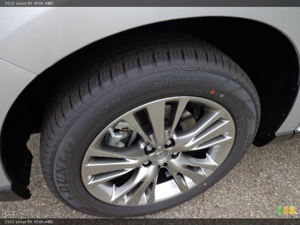 2013 Lexus RX 450h AWD Wheel and Tire Photo #66541926