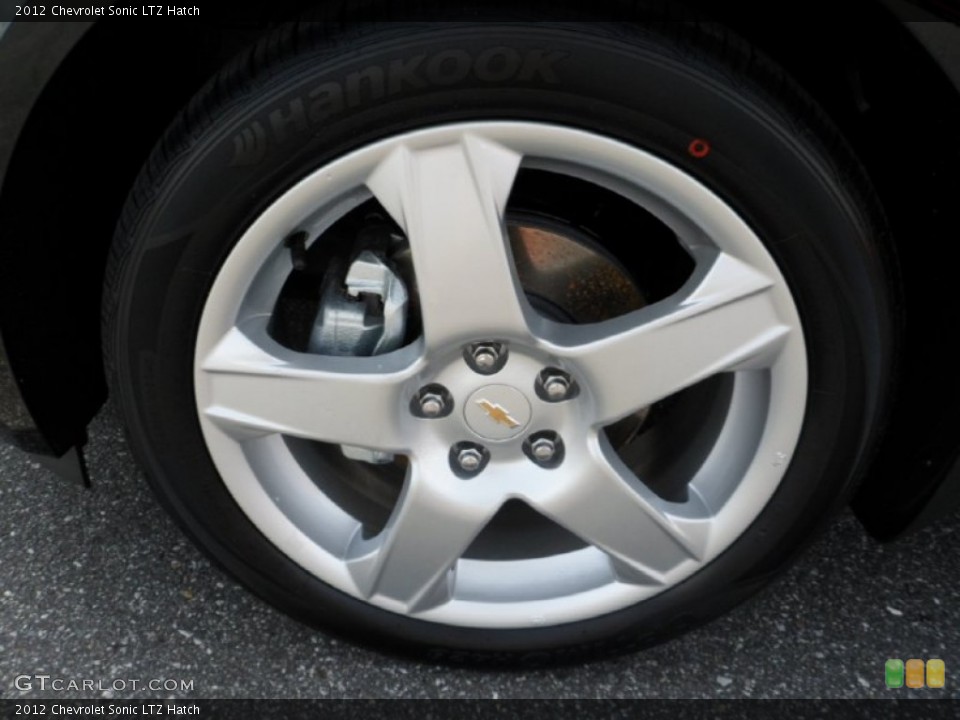 2012 Chevrolet Sonic LTZ Hatch Wheel and Tire Photo #66545172