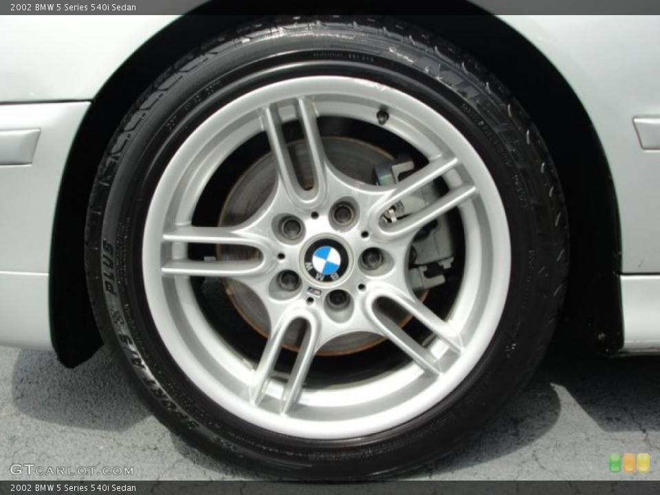 2002 BMW 5 Series 540i Sedan Wheel and Tire Photo #66557577