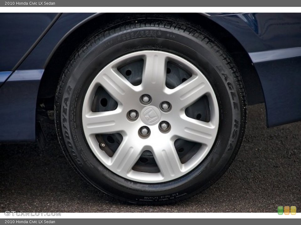 2010 Honda Civic LX Sedan Wheel and Tire Photo #66558052