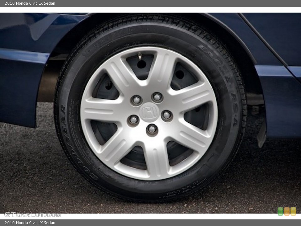 2010 Honda Civic LX Sedan Wheel and Tire Photo #66558063