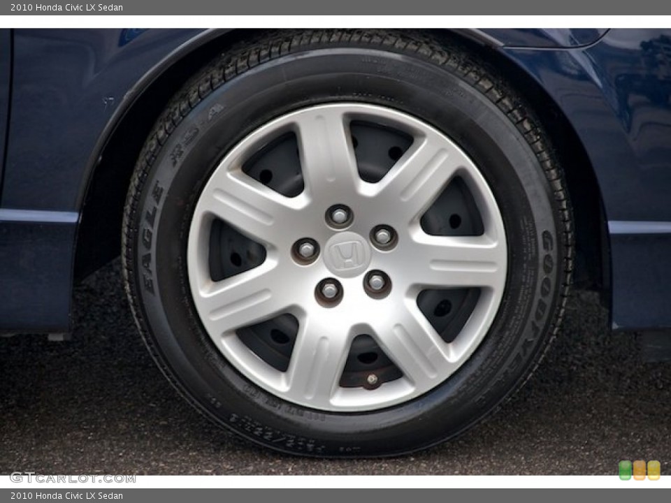 2010 Honda Civic LX Sedan Wheel and Tire Photo #66558131