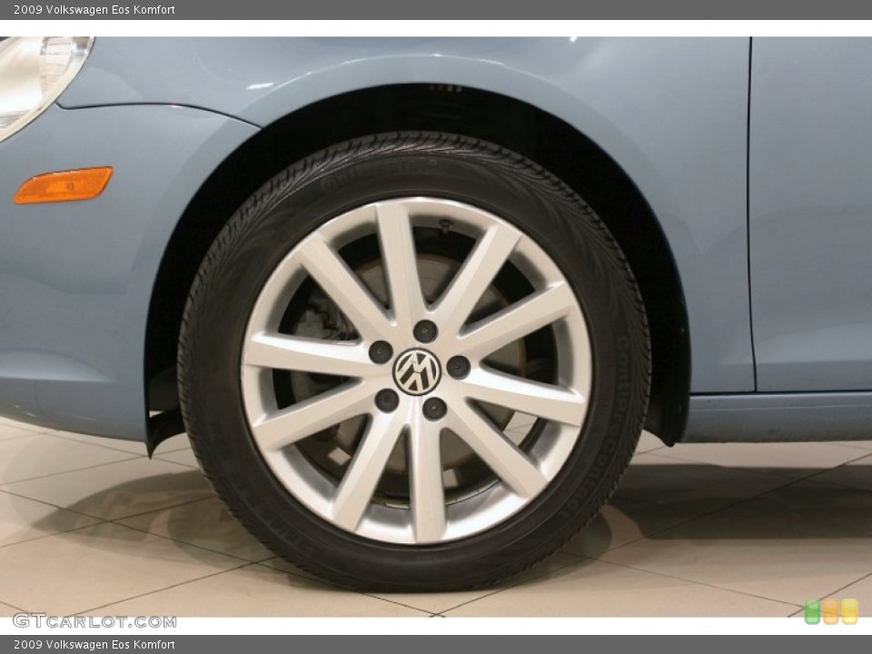 2009 Volkswagen Eos Komfort Wheel and Tire Photo #66561378