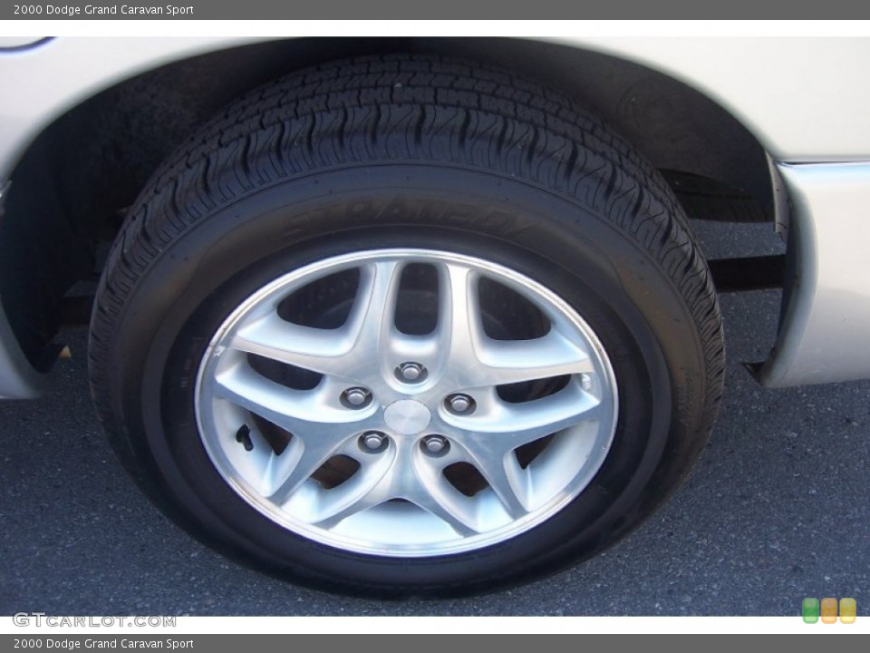 2000 Dodge Grand Caravan Sport Wheel and Tire Photo #66561525