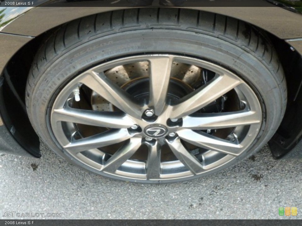 2008 Lexus IS F Wheel and Tire Photo #66564723