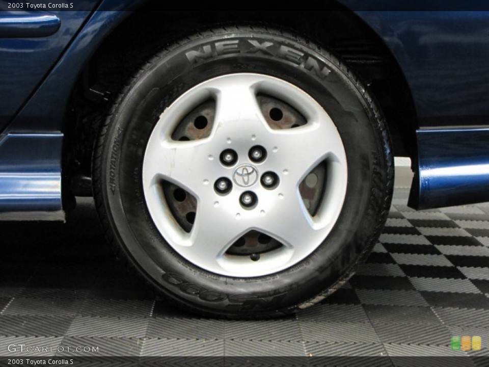 2003 Toyota Corolla S Wheel and Tire Photo #66568344