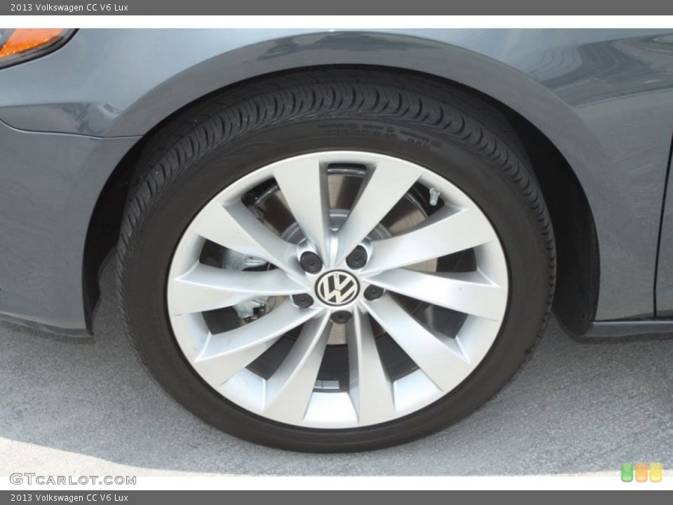 2013 Volkswagen CC V6 Lux Wheel and Tire Photo #66568857