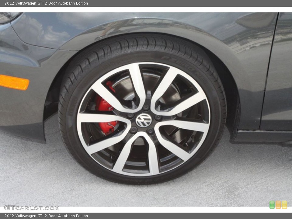 2012 Volkswagen GTI 2 Door Autobahn Edition Wheel and Tire Photo #66569310