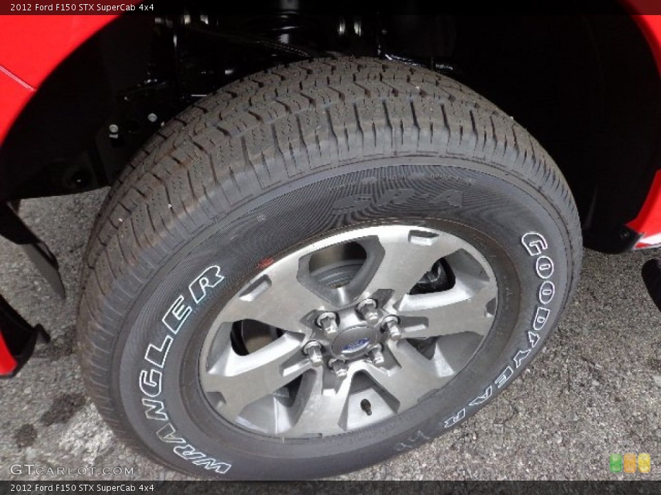 2012 Ford F150 STX SuperCab 4x4 Wheel and Tire Photo #66570090