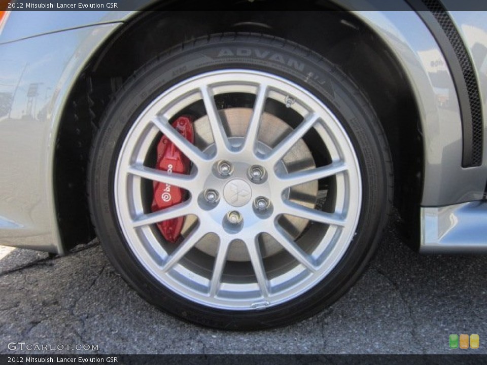 2012 Mitsubishi Lancer Evolution GSR Wheel and Tire Photo #66571002