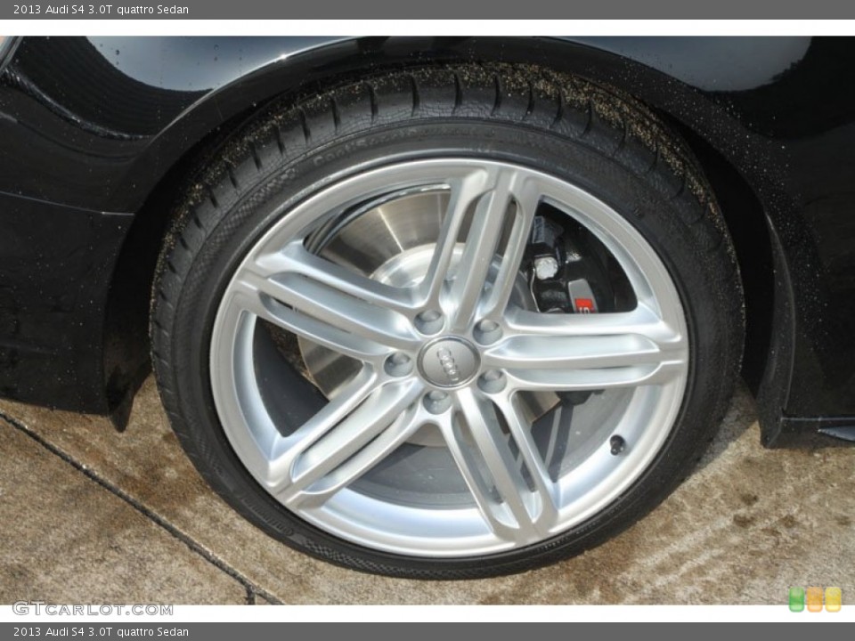 2013 Audi S4 3.0T quattro Sedan Wheel and Tire Photo #66572562