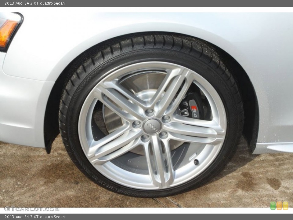 2013 Audi S4 3.0T quattro Sedan Wheel and Tire Photo #66572808