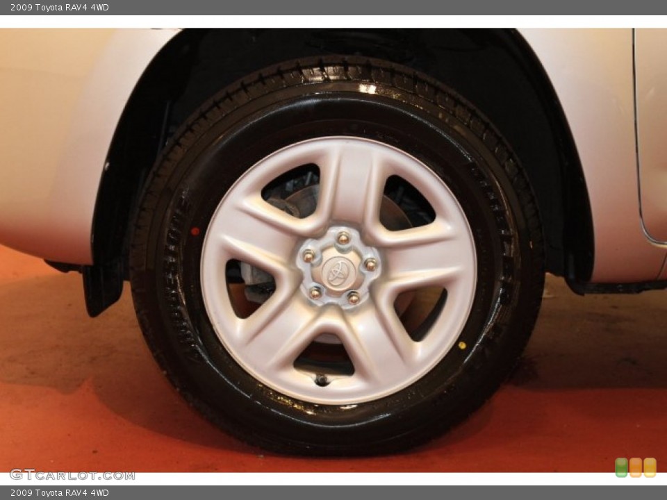 2009 Toyota RAV4 4WD Wheel and Tire Photo #66574875