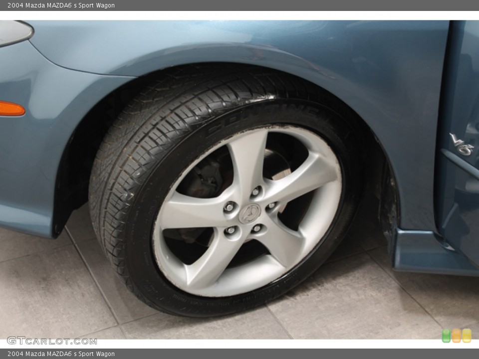 2004 Mazda MAZDA6 s Sport Wagon Wheel and Tire Photo #66585657