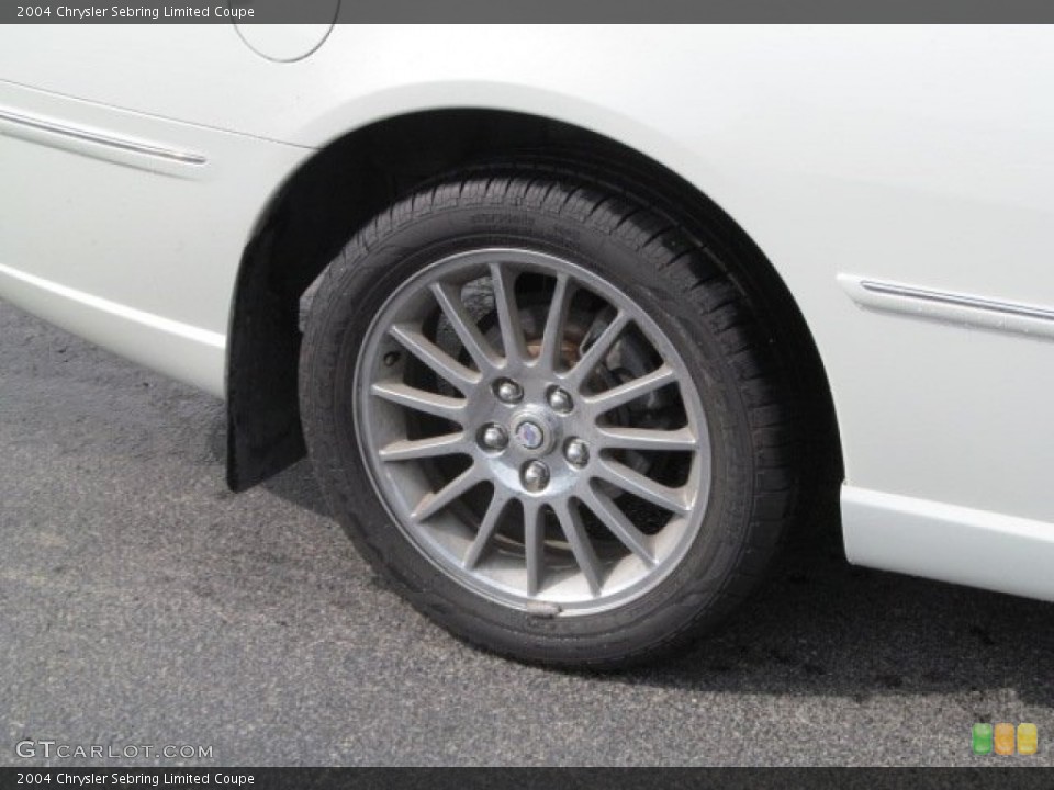 2004 Chrysler Sebring Limited Coupe Wheel and Tire Photo #66589629