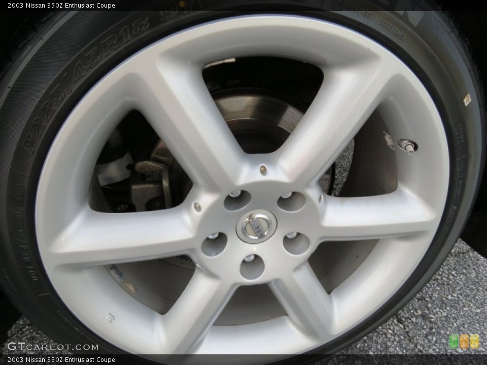 2003 Nissan 350Z Enthusiast Coupe Wheel and Tire Photo #66589692