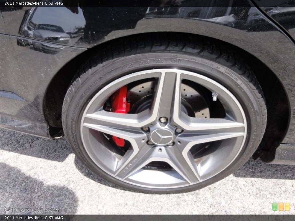 2011 Mercedes-Benz C 63 AMG Wheel and Tire Photo #66597262