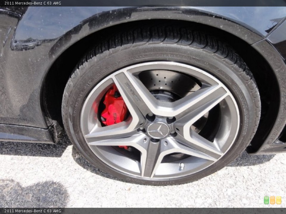 2011 Mercedes-Benz C 63 AMG Wheel and Tire Photo #66597271