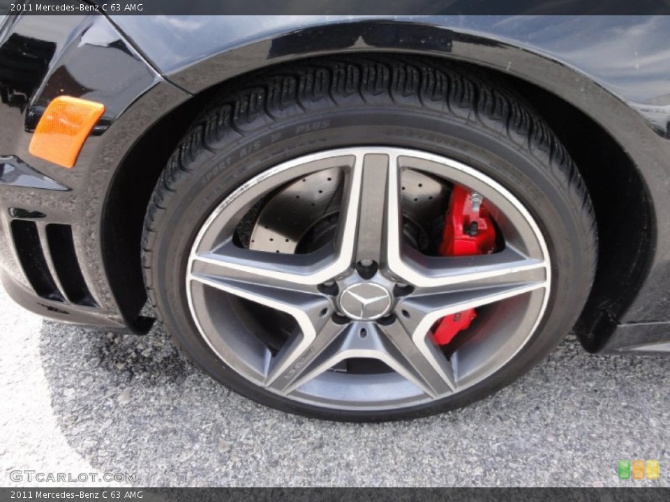 2011 Mercedes-Benz C 63 AMG Wheel and Tire Photo #66597334