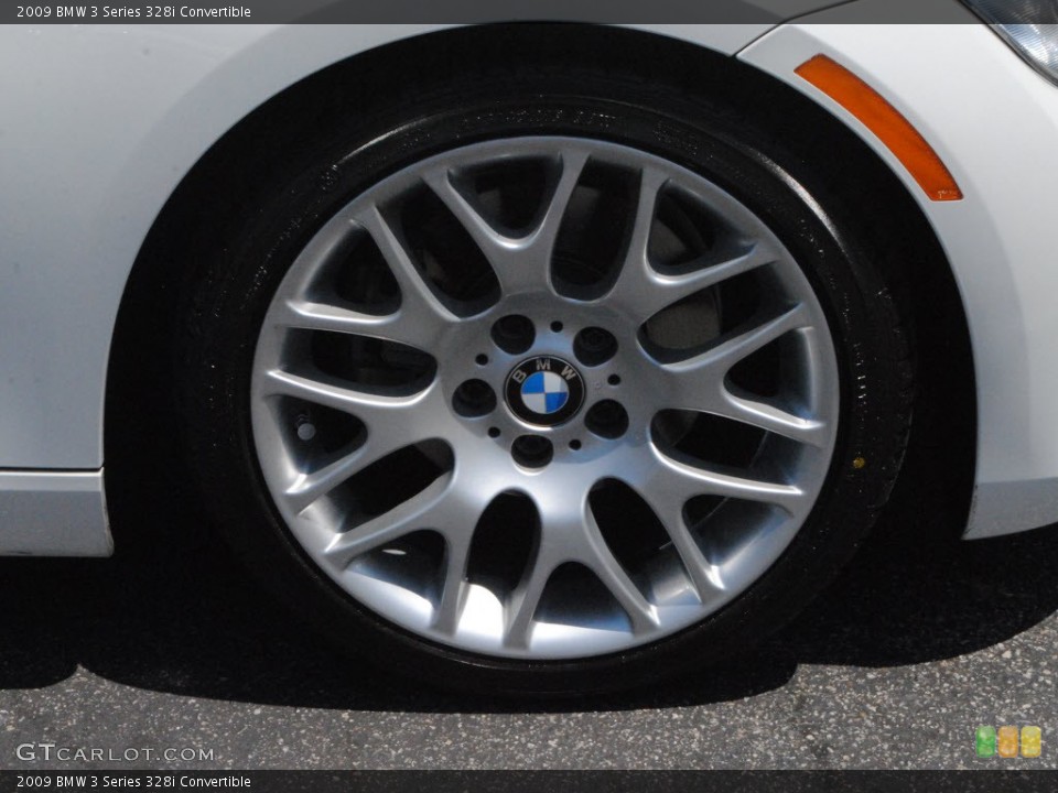 2009 BMW 3 Series 328i Convertible Wheel and Tire Photo #66597383