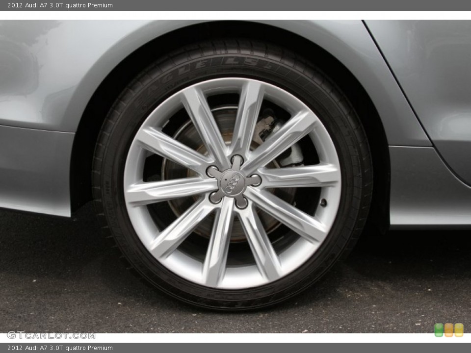 2012 Audi A7 3.0T quattro Premium Wheel and Tire Photo #66603516