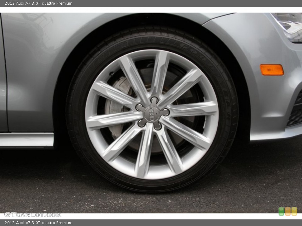 2012 Audi A7 3.0T quattro Premium Wheel and Tire Photo #66603525