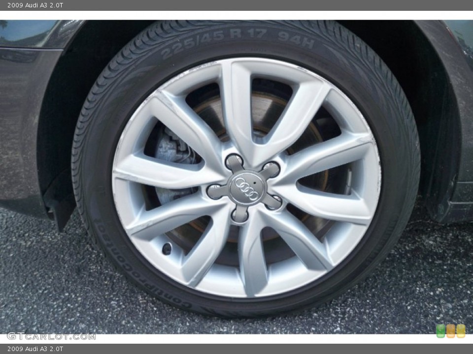 2009 Audi A3 2.0T Wheel and Tire Photo #66604834