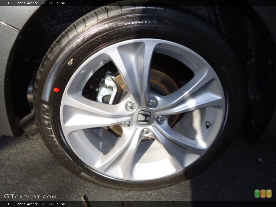 2012 Honda Accord EX-L V6 Coupe Wheel and Tire Photo #66605045