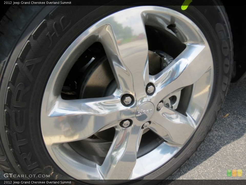 2012 Jeep Grand Cherokee Overland Summit Wheel and Tire Photo #66616766