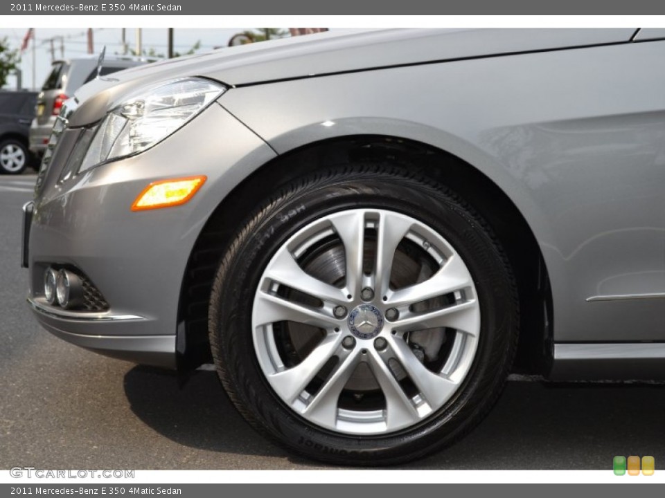 2011 Mercedes-Benz E 350 4Matic Sedan Wheel and Tire Photo #66625439