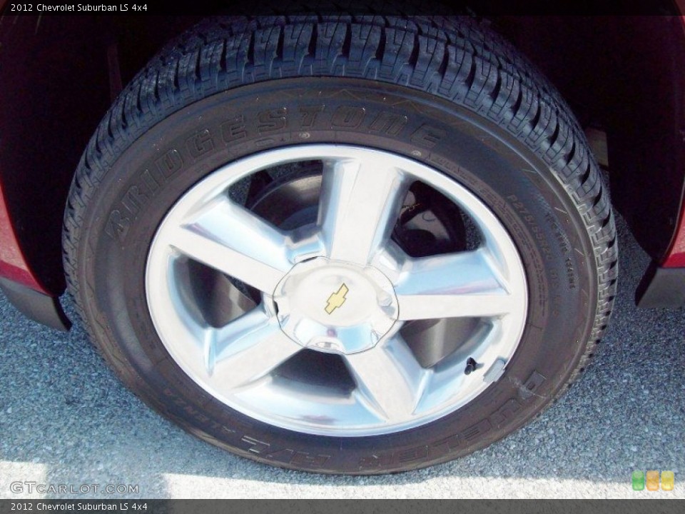 2012 Chevrolet Suburban LS 4x4 Wheel and Tire Photo #66627350