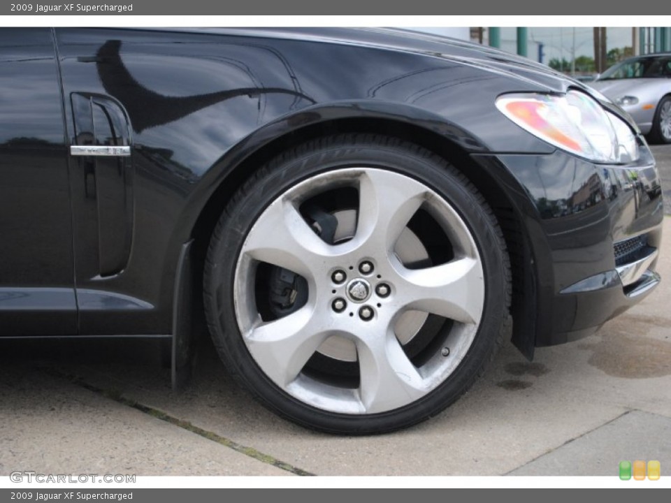 2009 Jaguar XF Supercharged Wheel and Tire Photo #66630290
